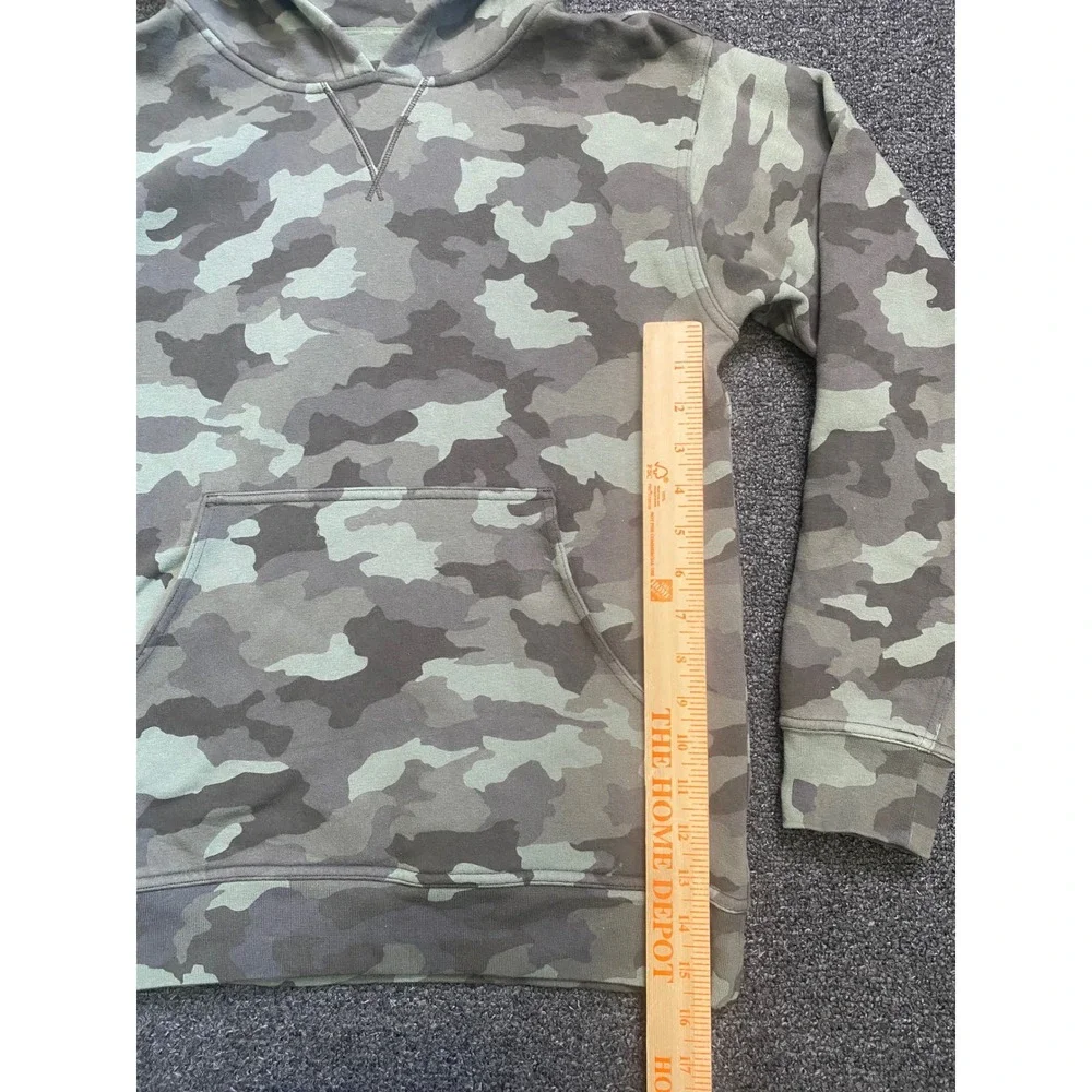 Lululemon‎ All Yours Hoodie Camouflage Green Womens 4 Pullover Fleece Athletic